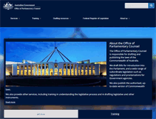 Tablet Screenshot of opc.gov.au